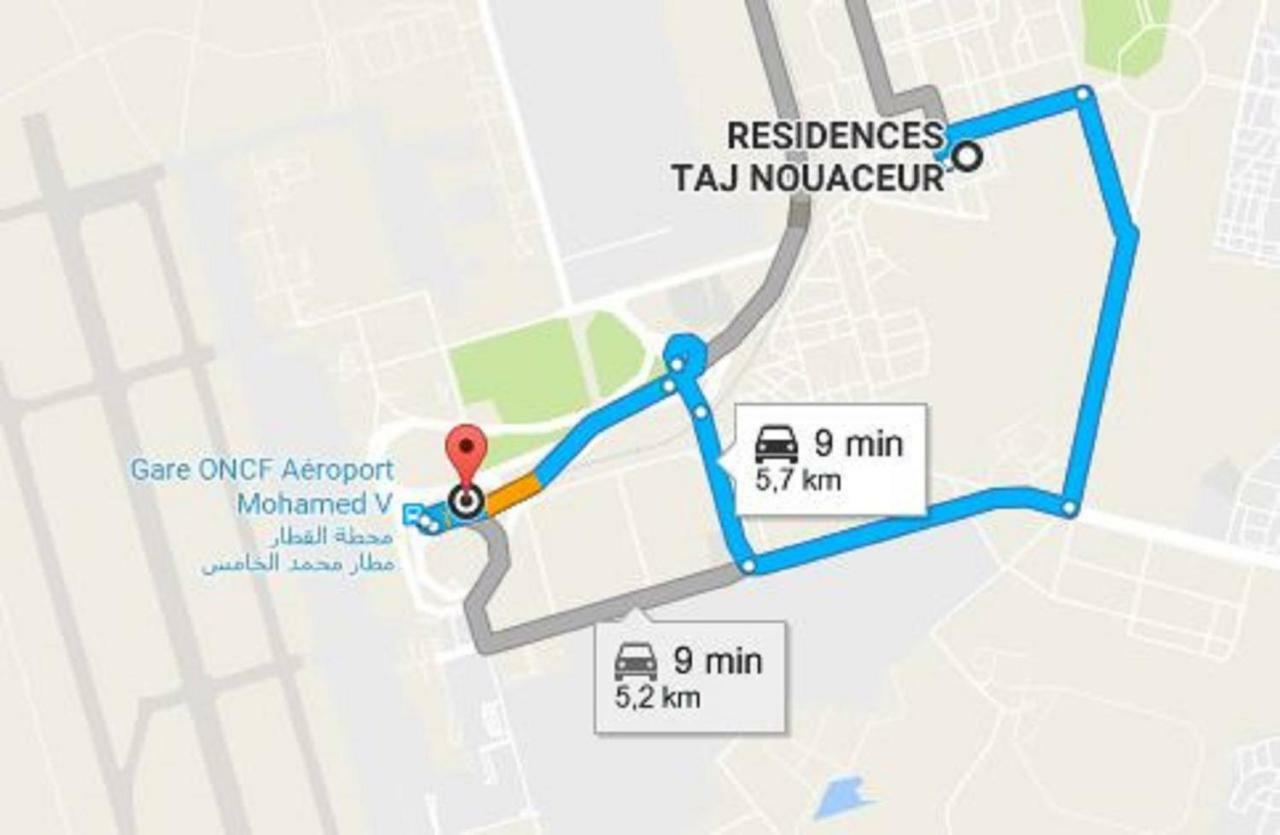 Short Stay Apartment Aeroport Casablanca Nouaceur Exteriör bild